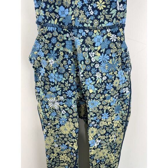 FREE PEOPLE FP MOVEMENT SHE'S GOT RHYTHM PRINTED ONE PIECE STRAPPY JUMPSUIT XS - Picture 3 of 7